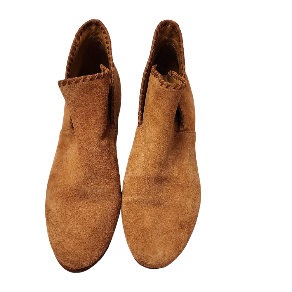 Jack Rogers Sadie Suede Ankle Boots Size 7 - Picture 2 of 12